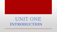 Unit One.pptx